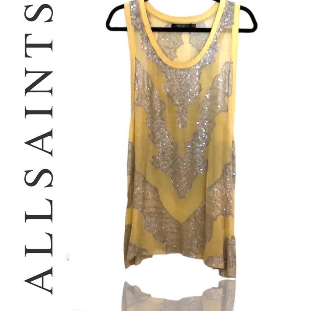 All saints sequin boho top​​​